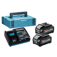 Makita POWERPACK XGT komplektas DC40RA + 2x4 Ah MAKPAC